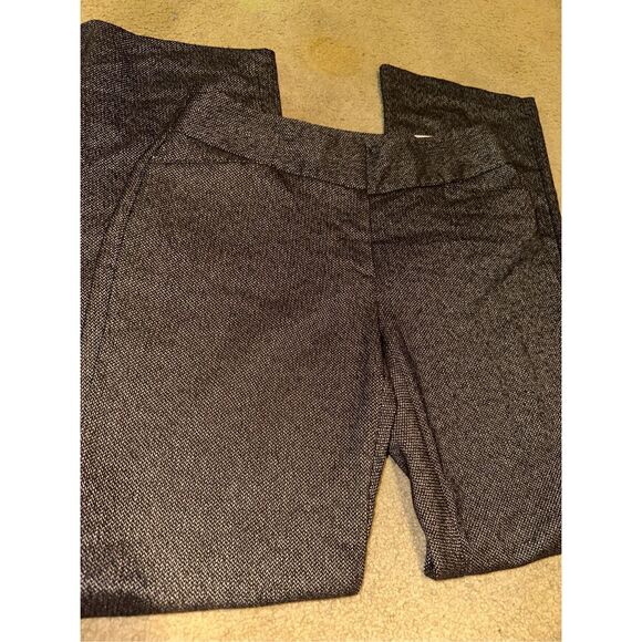 Loft gray woven Trousers Pants size 4 Curvy NWT - Picture 1 of 6